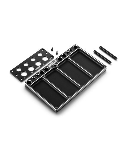HUDY ALU TRAY FOR ON-ROAD DIFF & SHOCKS - 109800 - HUDY