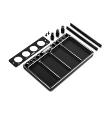 Plateau alu Hudy pour diffs et amortisseurs TT 1/8 - HUDY - 109802