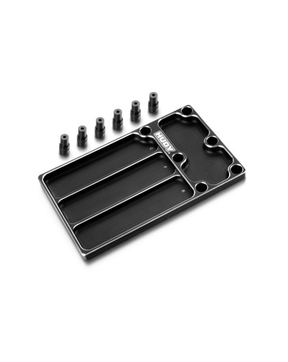Plateau alu Hudy pour différentiels TT 1/8 - HUDY - 109841
