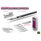 HUDY REPLACEABLE HOBBY KNIFE BLADES (10PCS) - HUDY - 188984