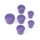 PLASTIC CAP FOR HANDLE ( SET - 3+2+1) VIOLET - 195010 - HUDY