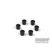CAP FOR 14MM HANDLE - BLACK (6) - 195054-K - HUDY