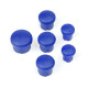 PLASTIC CAP FOR HANDLE ( SET - 3+2+1) BLUE - 195030 - HUDY
