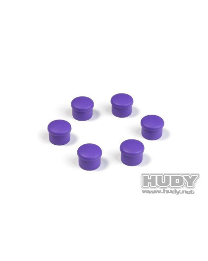 CAP FOR 18MM HANDLE - VIOLET (6) - 195058-V - HUDY