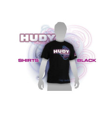 HUDY T-SHIRT - BLACK (L) - 281047L - HUDY