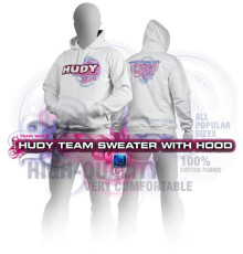 Sweat-shirt a capuche - Blanc (XXL) - HUDY - 285500XXL