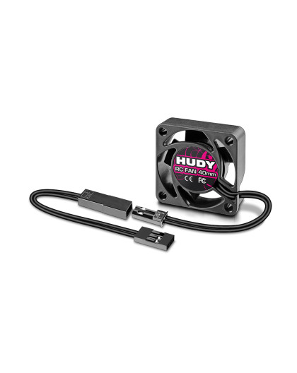 HUDY BRUSHLESS RC FAN 40MM - INTERNAL SOLDERING TABS - HUDY - 293113