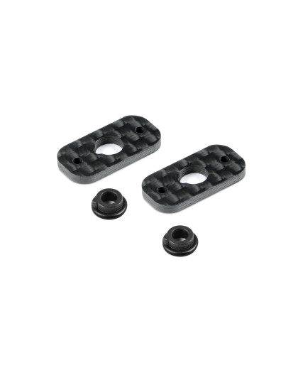 Fixation d'aileron carbone - 1/10 touring (2) - HUDY - 293312