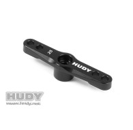 ALU THROTTLE SERVO HORN - FUTABA, SAVÖX - 2-HOLE - 25T - V2 - 293506 