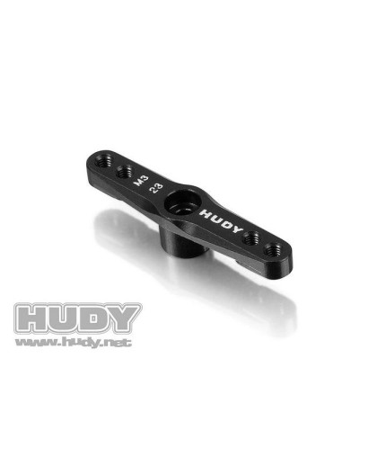 ALU THROTTLE SERVO HORN - KO PROPO, SANWA - 2-HOLE M3 - 23T - 293507 