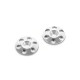 Rondelles Alu pour aileron (2) - HUDY - 293561