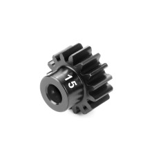 HUDY PINION GEAR - HARD STEEL - 15T (MODULE 1) - HUDY - 294315