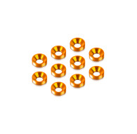ALU COUNTERSUNK SHIM - ORANGE (10) - HUDY - 296510-O