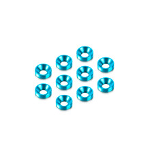 Rondelles cuvette M3 - Bleu (10) - HUDY - 296510-B