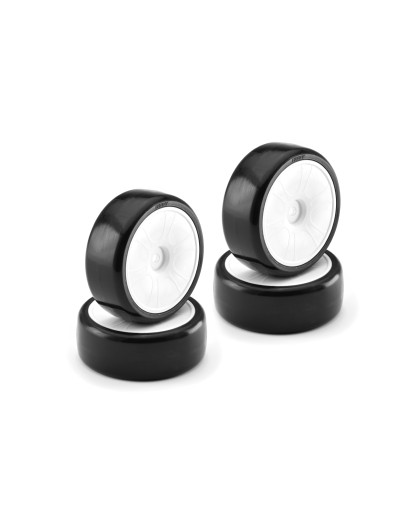 HUDY 1/10 TC TIRES A1-28 - ASPHALT (4) - HUDY - 803063