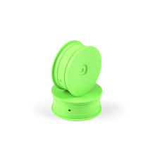 1/10 OFF-ROAD WHEEL - 2WD – FRONT – GREEN (2) - HUDY - 803210-G