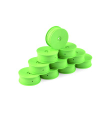 1/10 OFF-ROAD WHEEL - 2WD – FRONT – GREEN (10) - HUDY - 803211-G