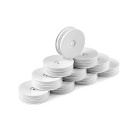 1/10 OFF-ROAD WHEEL - 2WD FRONT – NARROW – WHITE (10) - HUDY - 803221