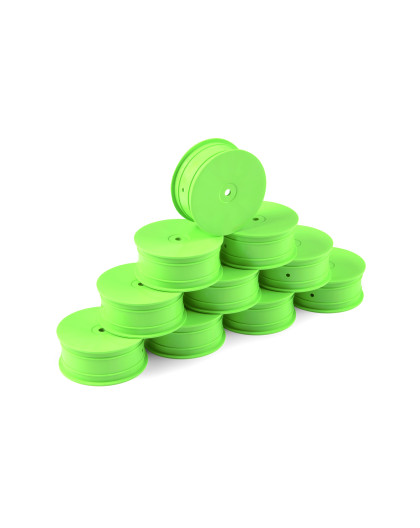 Jantes TT 1/10 avant 4WD - Vert (10) - HUDY - 803231-G