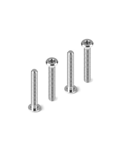 Vis titane SFH Low M3x20 (4) - HUDY - 908320-T