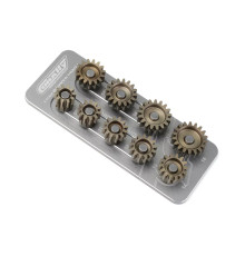 TEAM CORALLY - PINION CADDY M1.0 - 9 PINIONS - 5MM - C-16201 - CORALL