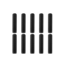 TEAM CORALLY - STEEL SET SCREW S M3 X 12MM - HEX - 10 PCS - C-30154 -