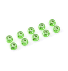 Nylstop alu M4 - Vert - 10pcs - CORALLY - C-31031