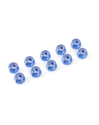 Nylstop alu M4 - Bleu - 10pcs - CORALLY - C-31034