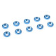 Rondelle alu FHC M3 Bleu - 10 pcs - CORALLY - C-31204