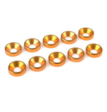 TEAM CORALLY - ALUMINIUM WASHE R - FOR M5 FLAT HEAD SCREWS - - C-3122