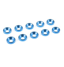 TEAM CORALLY - ALUMINIUM WASHE R - FOR M4 FLAT HEAD SCREWS - - C-3121