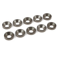 TEAM CORALLY - ALUMINIUM WASHE R - FOR M5 FLAT HEAD SCREWS - - C-3122