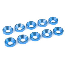 Rondelle alu FHC M5 - Bleu - 10 pcs - CORALLY - C-31224