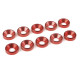 Rondelle alu FHC M5 - Rouge - 10 pcs - CORALLY - C-31225