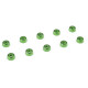 Rondelle alu CHC M2 - Vert - 10 pcs - CORALLY - C-31251