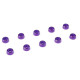 Rondelle alu CHC M2 - Violet - 10 pcs - CORALLY - C-31252