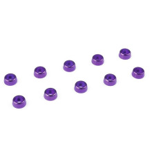 Rondelle alu CHC M2 - Violet - 10 pcs - CORALLY - C-31252