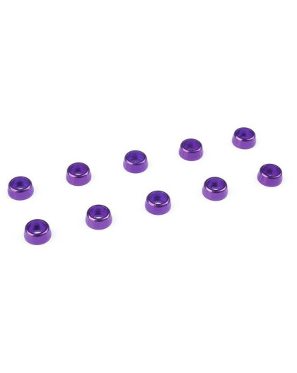 Rondelle alu CHC M2 - Violet - 10 pcs - CORALLY - C-31252