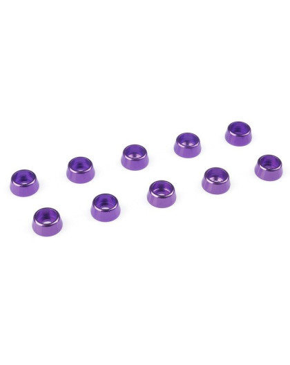 Rondelle alu CHC M2.5 - Violet - 10 pcs - CORALLY - C-31262