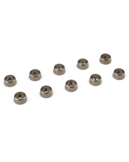 Rondelle alu CHC M2.5 - Gris - 10 pcs - CORALLY - C-31263