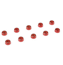 Rondelle alu CHC M2 - Rouge - 10 pcs - CORALLY - C-31255