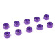 Rondelle alu CHC M3 - Violet - 10 pcs - CORALLY - C-31272
