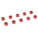 Rondelle alu CHC M2 - Rouge - 10 pcs - CORALLY - C-31265