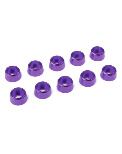 Rondelle alu CHC M4 - Violet - 10 pcs - CORALLY - C-31282