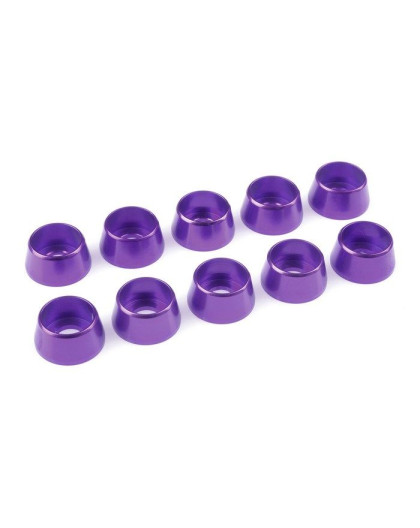 Rondelle alu CHC M5 - Violet - 10 pcs - CORALLY - C-31292