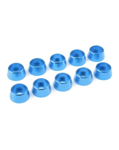 Rondelle alu CHC M5 - Bleu - 10 pcs - CORALLY - C-31294