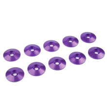 Rondelle alu BHC M3 15mm -Violet -10 pcs - CORALLY - C-31312