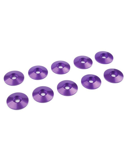 Rondelle alu BHC M3 15mm -Violet -10 pcs - CORALLY - C-31312