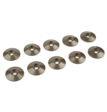 Rondelle alu BHC M3 15mm - Gris - 10 pcs - CORALLY - C-31313