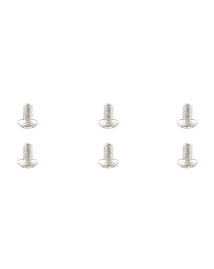 Vis titane BHC M3 x 6mm - 6 pcs - CORALLY - C-34020